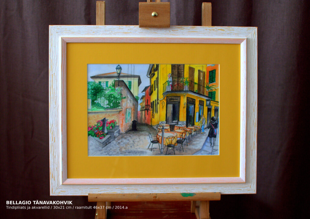 Maria Müür ART Bellagio Itaalia joonistus