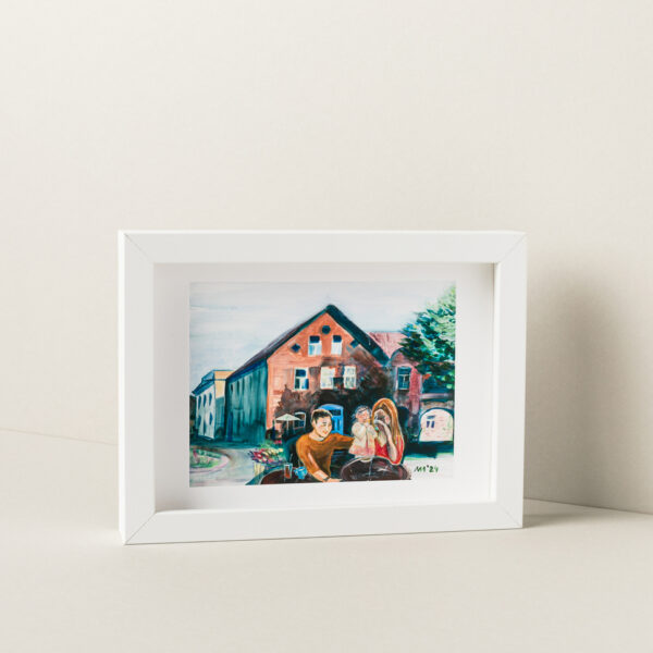 Fellin love maal Viljandi repro kohvikus