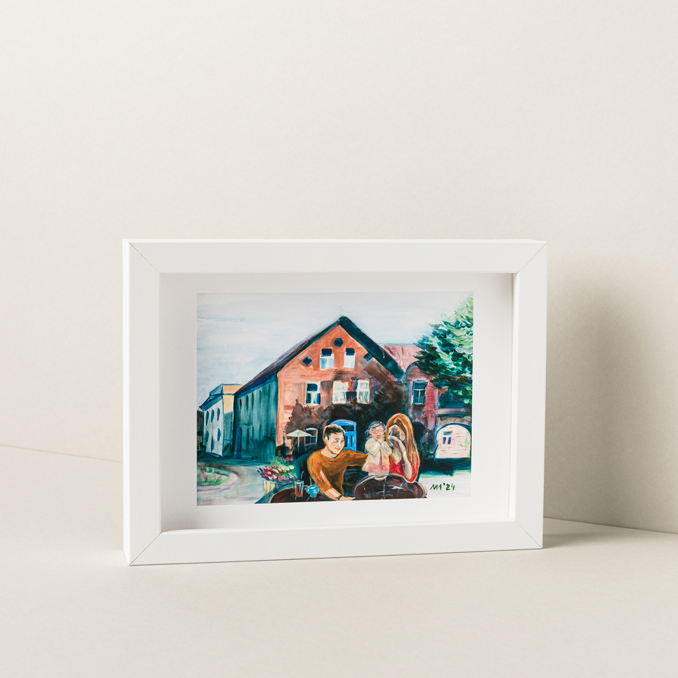 Fellin love maal Viljandi repro kohvikus