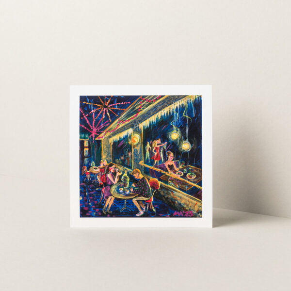 Suvemelu Viljandis kohvik