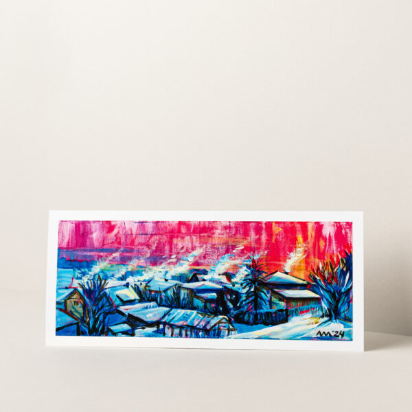 „Suitsud“ talvine vaade alla järve poole