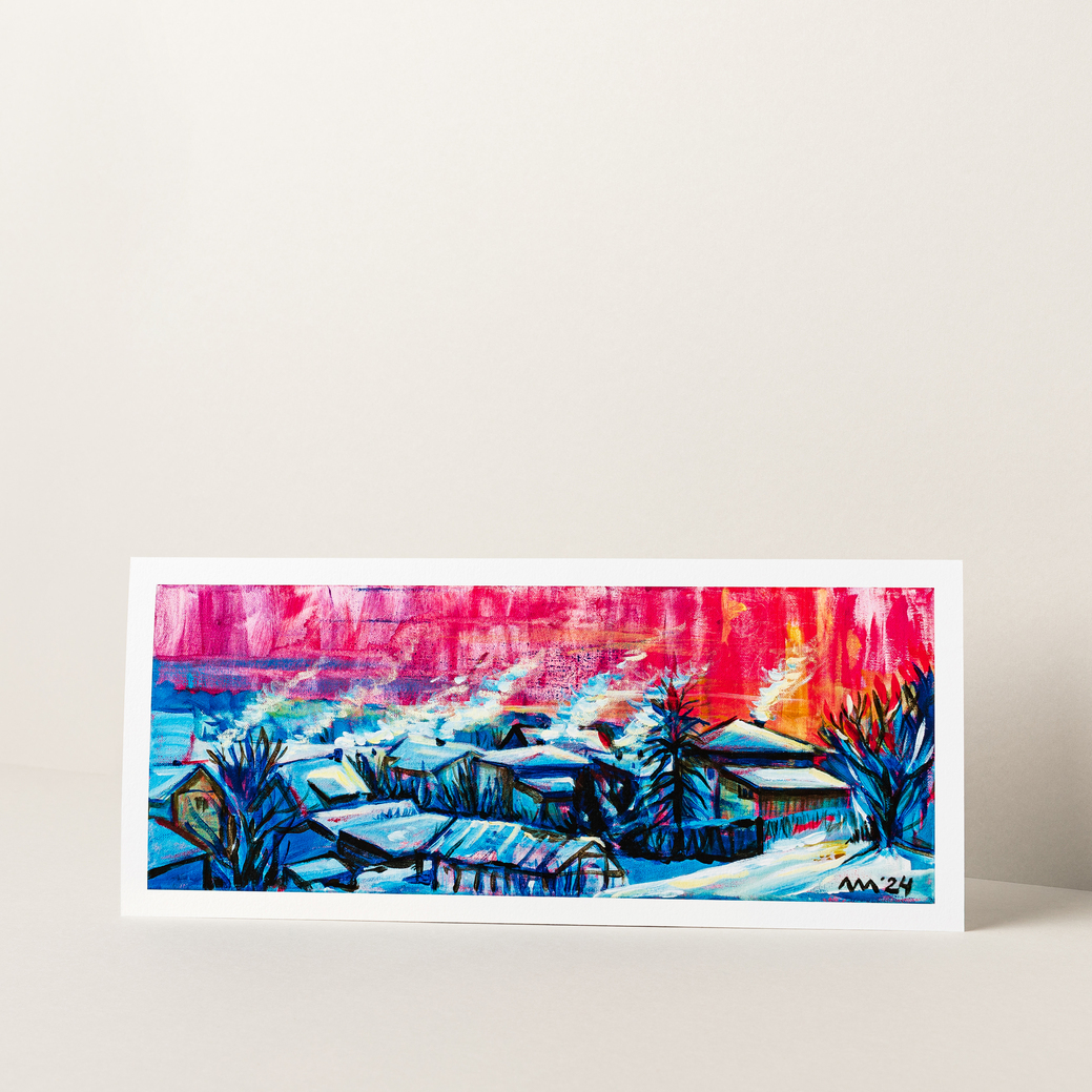 „Suitsud“ talvine vaade alla järve poole