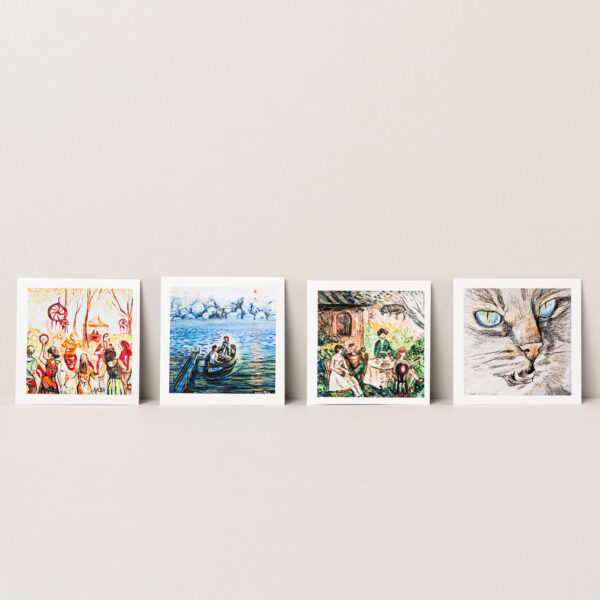 Värviliste kleebiste komplekt