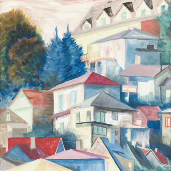 Puhkuse veedame kõik Viljandis maal akrüül Maria Müür ART