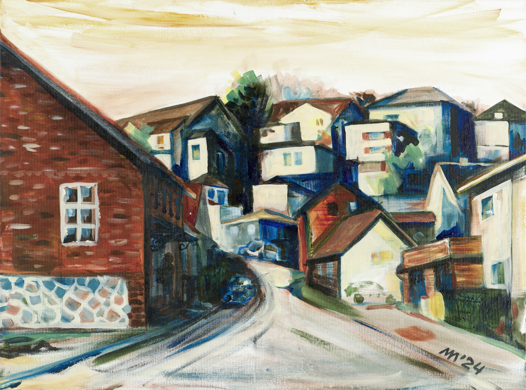 viljandi vaade maal kunst majad